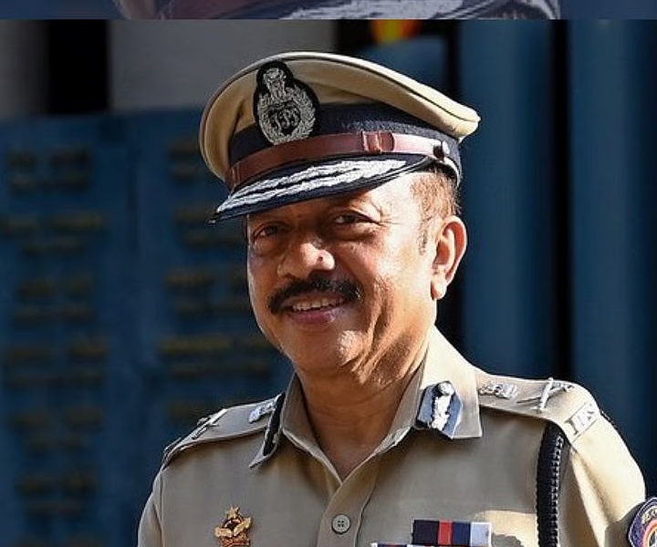Deven Bharti, IPS, in Mumbai Police uniform and peaked cap.
